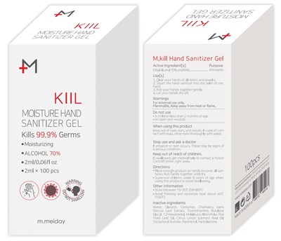17 m.meiday M.kill Hand Sanitizer Gel 2ml Label 2.jpg 17 m.meiday M.kill Hand Sanitizer Gel 2ml Label 2